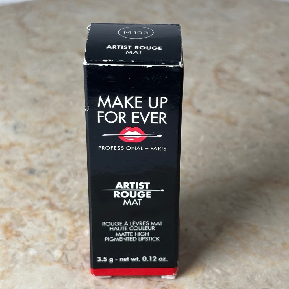 Make Up For Ever Artist Rouge Mat Lipstick 3.5g M103 Taupe Pink Matte Mini
